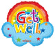 Globo Get Well Cloud Rainbow 18″