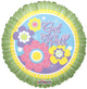 Get Well Flowers Globo de 9″ (requiere termosellado)