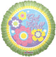 Get Well Flowers 9″ Balloon (requires heat-sealing)