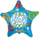 Get Well Stars Globo de 18″