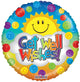 Get Well Sunshine 9″ Balloon (requires heat-sealing)