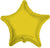 Convergram Mylar & Foil Gold Star 18″ Balloon