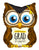 Convergram Mylar & Foil Grad Owl Shape 18″ Balloon