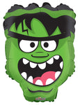 Convergram Mylar & Foil Green Frankenstein Monster Head 18″ Balloon