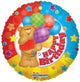 Happy Birthday 18" Bear With Balloons Balloon