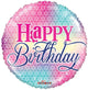Happy Birthday Airbrush Pastels 18″ Balloon