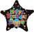 Convergram Mylar & Foil Happy Birthday Big Dots Black 18″ Balloon