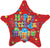 Convergram Mylar & Foil Happy Birthday Big Dots Red 18″ Balloon