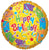 Convergram Mylar & Foil Happy Birthday Colors 18″ Balloon