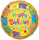 Happy Birthday Colors 18″ Balloon