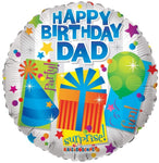 Convergram Mylar & Foil Happy Birthday Dad Gifts 18″ Balloon
