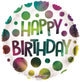Happy Birthday Dots Multicolor 18″ Balloon