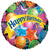 Convergram Mylar & Foil Happy Birthday Festive 9″ Balloon