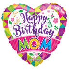 Convergram Mylar & Foil Happy Birthday Mom 18″ Balloon