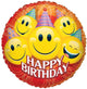 Happy Birthday Party Smilies 36″ Balloon