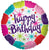 Convergram Mylar & Foil Happy Birthday Retro Fresh 18″ Balloon