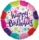 Happy Birthday Retro Fresh 18″ Balloon