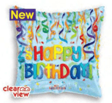 Convergram Mylar & Foil Happy Birthday Streamers 18″ Balloon
