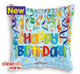 Happy Birthday Streamers 18″ Balloon