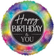 Happy Birthday to You Multicolor 18″ Balloon