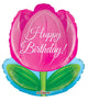 Happy Birthday Tulip 18″ Balloon