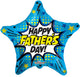 Happy Father's Day Burst 18″ Balloon