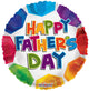 Happy Father's Day Multicolor 18″ Balloon