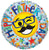 Convergram Mylar & Foil Happy Father's Day Smiley Mustache 18″ Balloon