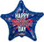 Convergram Mylar & Foil Happy Fathers Day Star 18″ Balloon