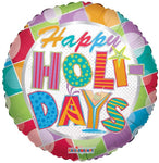 Convergram Mylar & Foil Happy Holidays 18″ Balloon