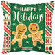 Happy Holidays Gingerbreads 18″ Balloon