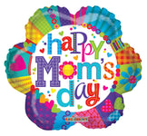 Convergram Mylar & Foil Happy Mom’s Day Flower 18″ Balloon