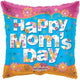 Happy Mom's Day Square 36″ Balloon