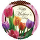 Globo Feliz Día de la Madre Ramo de Tulipanes 18″