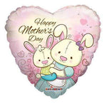 Convergram Mylar & Foil Happy Mother's Day Bunny Mom 18″ Balloon
