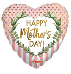 Convergram Mylar & Foil Happy Mother's Day Dots & Lines 17″ Balloon