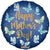 Convergram Mylar & Foil Happy Mother's Day Gold Navy Butterflies 18″ Balloon