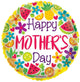 Happy Mother's Day Sweet Flowers & Fruit 18″ Balloon