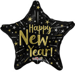 Convergram Mylar & Foil Happy New Year Star 18″ Balloon