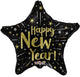 Happy New Year Star 18″ Balloon