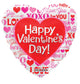 Happy Valentine's Day Love Messages 18″ Balloon
