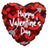 Convergram Mylar & Foil Happy Valentine's Day Many Hearts 18″ Balloon