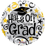 Convergram Mylar & Foil Hats off to the Grad 18″ Graduation Balloon