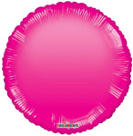 Convergram Mylar & Foil Hot Pink Round 18″ Gellibean Balloon