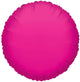 Globo Metalizado Rosa Caliente Redondo 18″