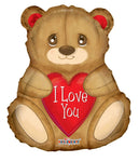 Convergram Mylar & Foil I Love You Bear 18″ Balloon