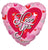 Convergram Mylar & Foil I Love You Big Heart 18″ Balloon