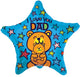 I Love You Dad Teddy Bear Father's Day 18″ Balloon