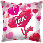 Convergram Mylar & Foil I Love You Heart in Envelope Love 18″ Balloon