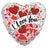 Convergram Mylar & Foil I Love You Holographic Hearts 18″ Balloon